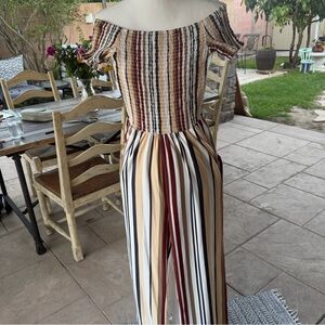 Justify Multicolor Striped Jumpsuit